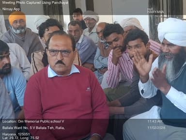 भूना: 11-Feb-26 : Social Audit Meeting