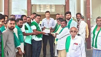 ಕನಕಪುರ: ಕಂದಾಯ ಇಲಾಖೆ ಅಧಿಕಾರಿಗಳು ಹಾಗೂ ರೈತರ ಸಭೆ ಕರೆಯುತವಂತೆ ತಹಶಿಲ್ದಾರ್ ಗೆ ಮನವಿ