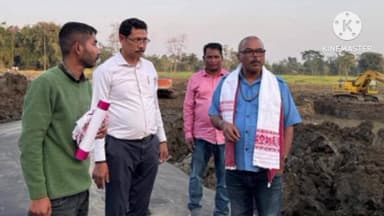 মৰঙী: মৰঙিত ঘোৰামৰা বিল আৰু শংকৰ বিলৰ কাম পৰিদৰ্শন বিধায়ক মৃণাল শইকীয়াৰ