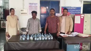 सारंगढ़ में आबकारी एक्ट के तहत बड़ी कार्रवाई, 45 पाव देशी शराब के साथ आरोपी किया गया गिरफ्तार