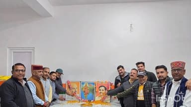 खुंडियां: दीनदयाल उपाध्याय जयंती पर भाजपा कार्यालय देहरा में भाजपा मंडल अध्यक्ष खुंडिया संजय राणा ने दी श्रद्धांजलि