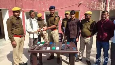मनिया: दिहौली पुलिस ने खोए 25 मोबाइलों को ट्रैस कर थाने में मालिकों को बुलाकर किए सुपुर्द