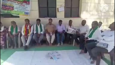ವಿಜಯಪುರ: ರೈತರ ಬೇಡಿಕೆ ಈಡೇರಿಕೆಗೆ ಆಗ್ರಹಿಸಿ ನಗರದ ಹೆಸ್ಕಾಂ ಕಚೇರಿ ಮುಂದೆ 7ನೇ ದಿನಕ್ಕೆ ಮುಂದುವರಿದ ಮುಷ್ಕರ