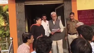 खाचरौद: खाचरोद नगर के मध्य नाले पर स्थित अतिक्रमण हटाने के लिए सौंपा ज्ञापन