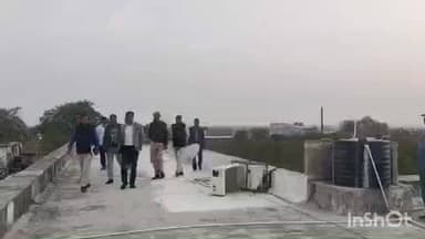 कपासन: कपासन रीको एरिया में केमिकल फैक्ट्री में ब्लास्ट के बाद लोहे के पार्ट्स गिरने से हुए नुकसान को देखने कलेक्टर पहुंचे