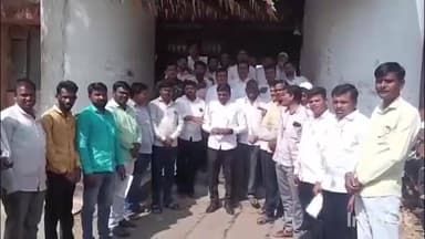 रेणापूर: शक्तिपीठ महामार्गासाठी शेतकऱ्यांवर होत असलेली जबरदस्ती व दडपशाही तात्काळ थांबवावी रेणापूर काँग्रेसचे तहसीलदारांना निवेदन