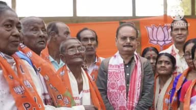 নগাঁও: ভৰাগুৰি গাঁও পঞ্চায়তৰ "ভৰাগুৰি নৱজ্যোতি নাট্য চ'ৰা" ২৮২ নং বুথত অনুষ্ঠিত বুথ সভাত অংশগ্ৰহণ কৰে বিধায়ক জিতু গোস্বামীয়ে