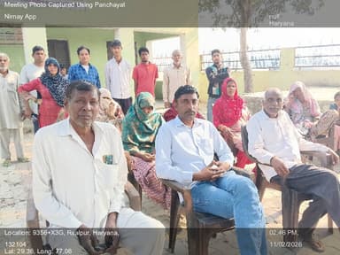 समालखा: 11-Feb-26 : Mnrega Social Audit Meeting