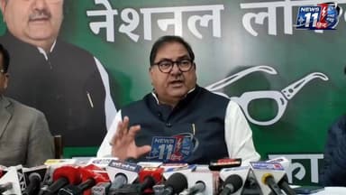 चंडीगढ़ स्थित इनेलो प्रदेश कार्यालय में पत्रकारों को संबोधित करते इनेलो सुप्रीमो अभय सिंह चौटाला #viral #trending #news ...