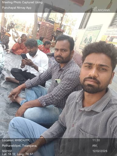 నారాయణరావుపేట: 12-Feb-26 : Mgnrega Social Audit Meeting Thallapally