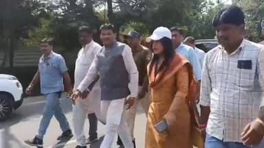 निवाली: भंगोरिया हाट में सीएम के संभावित दौरे को लेकर विधायक और कलेक्टर ने निवाली नगर का किया निरीक्षण