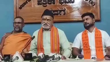 ಗದಗ: ವಿಶ್ವಕಪ್ ನಲ್ಲಿ ಭಾರತ-ಪಾಕ್ ಪಂದ್ಯ ವೀಕ್ಷಿಸಬಾರದು: ನಗರದಲ್ಲಿ ಶ್ರೀರಾಮ ಸೇನೆ ರಾಷ್ಟ್ರೀಯ ಅಧ್ಯಕ್ಷ ಪ್ರಮೋದ್ ಮುತಾಲಿಕ್