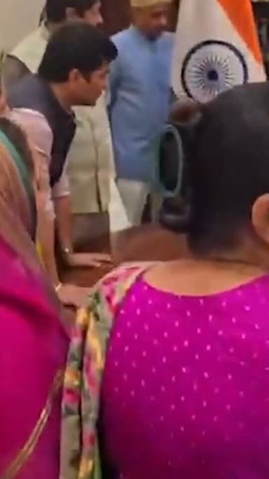 लोकसभा स्पीकर के चेम्बर में हंगामा #breakingnews #viralnews #ggnews #loksabha #indianews