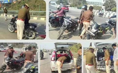 घोसवरी: घोसवरी पुलिस ने वरीय पुलिस अधीक्षक के निर्देश पर थाना क्षेत्र में चलाया सघन वाहन जांच अभियान