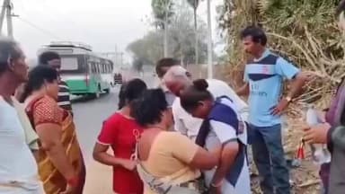 ధర్మసాగరం సమీపంలో రోడ్డు ప్రమాదం