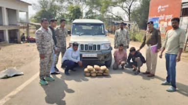 सरायपाली: एन्टी नारकोटिक टास्क फोर्स और थाना सिंघोड़ा की कार्रवाई में 11 किलो गांजे के साथ 4 तस्कर गिरफ्तार