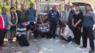 भोरंज: वन विभाग बिझड़ी की टीम ने शनि मंदिर डुगाड़ के पास बड़ी कार्रवाई करते हुए खैर की लकड़ी से भरा ट्राला पकड़ा