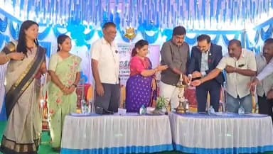 ಕೃಷ್ಣರಾಜಪೇಟೆ: ಪಟ್ಟಣದ ಎಂಬಿ ಮಾದೇಗೌಡ ಕಾಲೇಜಿನ ನೂತನ ವಿದ್ಯಾರ್ಥಿಗಳಿಗೆ ಸ್ವಾಗತ, ಶಾಸಕ ಎಚ್ ಟಿ ಮಂಜು ಚಾಲನೆ