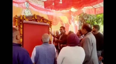 नगरोटा बगवां: बड़ोह के सौंदर्यीकरण का आर.एस. बाली ने किया भूमिपूजन, पहले चरण में खर्च होंगे ₹1.19 करोड़