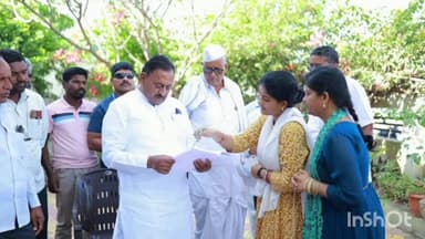 अहमदपूर: सहकार मंत्री बाबासाहेब पाटील यांनी शिरूर ताजबंद येथील निवासस्थानी जाणून घेतल्या नागरिकांच्या समस्या