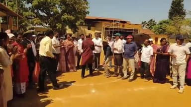 ವಿರಾಜಪೇಟೆ: ಪಟ್ಟಣದಲ್ಲಿ ಗ್ರಾಮೀಣ ಕ್ರೀಡಾಕೂಟಕ್ಕೆ ಶಾಸಕ ಎ.ಎಸ್.ಪೊನ್ನಣ್ಣ ಚಾಲನೆ