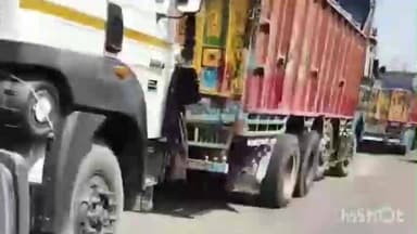 सहार: सहार में नो एंट्री बेअसर, सहार से ननौर–अरवल सहार पुल तक ट्रकों का आतंक, घंटों जाम में कराहती जनता