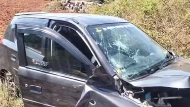 ನೆಲಮಂಗಲ: ತಾಲೂಕಿನ ಹಸಿರುವಳ್ಳಿ ಬಳಿ ಎರಡು ಕಾರುಗಳ ನಡುವೆ ಮುಖಾಮುಖಿ ಡಿಕ್ಕಿ ಚಾಲಕರಿಗೆ ಗಾಯ