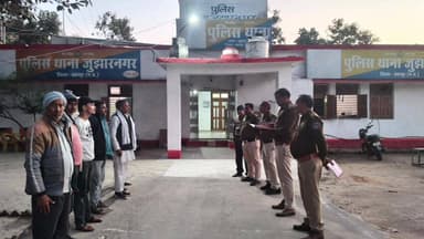 गौरिहार: जुझारनगर थाने में गुंडा बदमाशों की हाजिरी, पुलिस ने दी सख्त चेतावनी