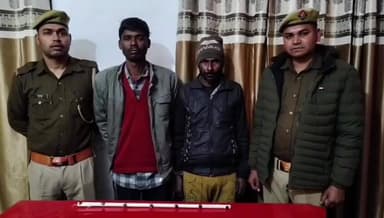 मिलक: मिलक कोतवाली पुलिस ने एक व्यक्ति की हत्या के आरोप में वांछित दो अभियुक्तों को किया गिरफ्तार