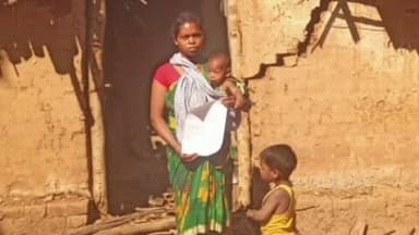 कामडारा: कामडारा में जंगली हाथी ने दो गांवों में घुसकर पांच किसानों के घरों को किया क्षतिग्रस्त, अनाज खाया