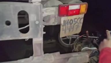 आदित्यपुर गम्हरिया: साहेबगंज के पास मुख्य मार्ग पर आधी रात को भीषण सड़क हादसा, दो लोग गंभीर रूप से घायल