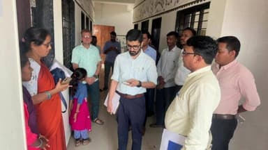 કપરાડા: તાલુકાના વાલવેરી અને વડસેત ગામે જિલ્લા વિકાસ અધિકારીએ મુલાકાત લીધી