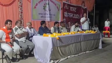 निवाली: खेतिया कृषि उपज मंडी में 2026 बजट चौपाल का आयोजन, क्षेत्रीय विधायक व व्यापारी हुए शामिल