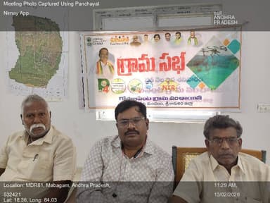 ఎచ్చెర్ల: 13-Feb-26 : Mgnregs Social Audit Gram Shaba 18 Th Round