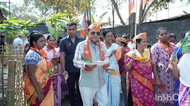 পূব ডিব্ৰুগড়: ডিব্ৰুগড়ৰ সমষ্টিৰ দুটাকৈ বুথত ৰাইজৰ উপস্থিত বুথ বিজয় অভিযানত অংশগ্ৰহণ কৰিলে মন্ত্ৰী প্ৰশান্ত ফুকনে