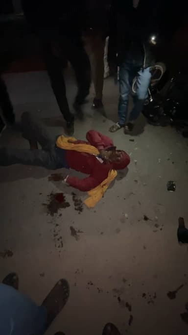 Mithaura powerhouse ke paas accident hua hai jo kharchwoli ke rahne wale hain @viral