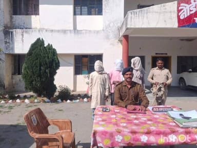 नौडीहा बाज़ार: नौडीहा बाजार पुलिस की छापेमारी में तीन वारंटी गिरफ्तार, सभी जेल भेजे गए