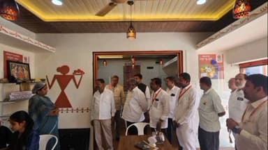 ವಿಜಯಪುರ: ಗ್ಯಾರಂಟಿ ಯೋಜನೆಗಳ ಉಪಾಧ್ಯಕ್ಷರು ನಗರದಲ್ಲಿ ಅಕ್ಕ ಕಫೆಗೆ ಭೇಟಿ ನೀಡಿ ಪರಿಶೀಲನೆ ನಡೆಸಿದರು