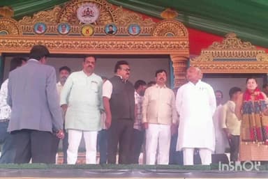 ಹಾವೇರಿ: ನಗರದಲ್ಲಿ ಭೂ ಗ್ಯಾರಂಟಿ ಸಮರ್ಪಣಾ ಸಮಾವೇಶದ ವೇದಿಕೆ ಪರಿಶೀಲಿಸಿದ ಜಿಲ್ಲಾ ಉಸ್ತುವಾರಿ ಸಚಿವ