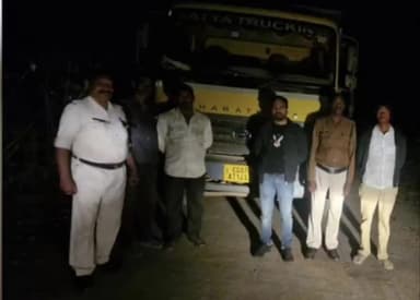 मगरलोड: अवैध रूप से रेत का परिवहन करते हुए तीन हाईवा वाहनों को किया गया ज़ब्त