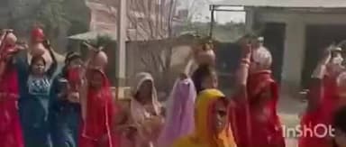 फुलपरास: कारमेघ मध्य पंचायत के ब्रम्होतारा गांव में महादेव मंदिर निर्माण के लिए भव्य कलश शोभा यात्रा निकाली गई