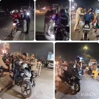 दुल्हिन बाज़ार: दुल्हिनबाजर पुलिस ने थाना क्षेत्र के चौक-चौराहों पर चलाया सघन वाहन जांच अभियान