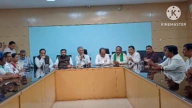 ಹುಬ್ಬಳ್ಳಿ ನಗರ: ಹುಬ್ಬಳ್ಳಿಯಲ್ಲಿ ವಿವಿಧ ಇಲಾಖೆಯ ಅಧಿಕಾರಿಗಳೊಂದಿಗೆ ಸಭೆ ನಡೆಸಿದ ಸಚಿವ ಕೃಷ್ಣ ಭೈರೇಗೌಡ