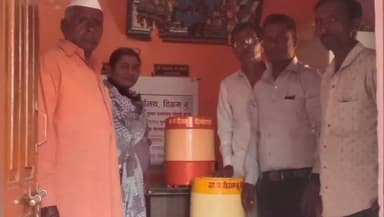 पातुर: दिग्रस बुद्रुकमध्ये ग्रामपंचायतीच्या ५ टक्के दिव्यांग निधीतून पात्र लाभार्थ्यांना 'एक्वा कॅन'चे वाटप