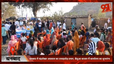 #धनबाद में #चंद्रशेखर #अग्रवाल का #ताबड़तोड़ #प्रचार, #केंदुआ #बाजार में #कार्यालय का #शुभारंभ