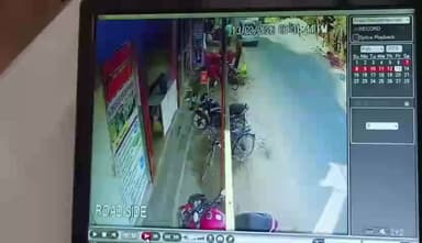 शिवाजी नगर: गाहर चौक स्थित प्रियंका ज्वेलर्स में लूट, भागते बाइक सवार अपराधी का सीसीटीवी फुटेज आया सामने