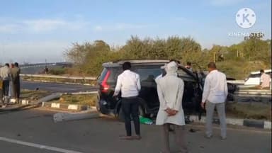 नारनौल: NH-11 पर सड़क हादसे में युवक की मौत, शादी में जा रहा था, स्कॉर्पियो का टायर फटा