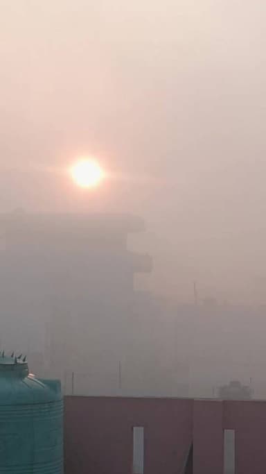 पांवटा साहिब में कोहरा..