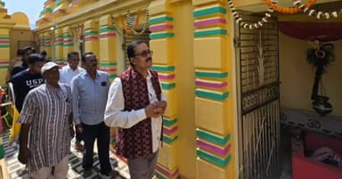 ନୀଳଗିରି: ନୀଳଗିରି ଧୋବଶିଳା ପଞ୍ଚାୟତ ଶୈବପୀଠ ବାବା କରୁଣେଶ୍ୱର ମହାଦେବଙ୍କୁ ଦର୍ଶନ କଲେ ବିଧାୟକ