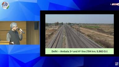 दिल्ली से अंबाला 3rd एंड 4th लाइन। यह 194 किलोमीटर का प्रोजेक्ट है। 5,983 करोड़ रुपए का इसमें इन्वेस्टमेंट होगा : रेल मंत्री श्री @AshwiniVaishnaw जी
#NayiPatriNayiRaftaar #CabinetDecisions